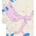 Карта глубин - Внутренние водные пути России, запад
